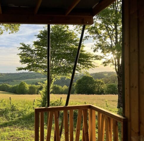 Camping en dordogne avec vue