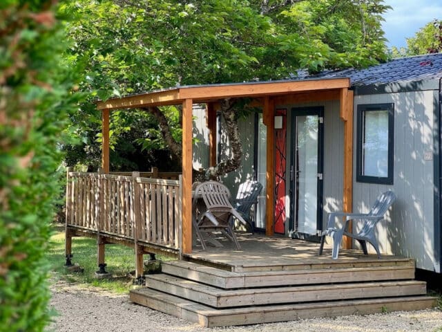 Mobil-home Supérieur couvert Dordogne